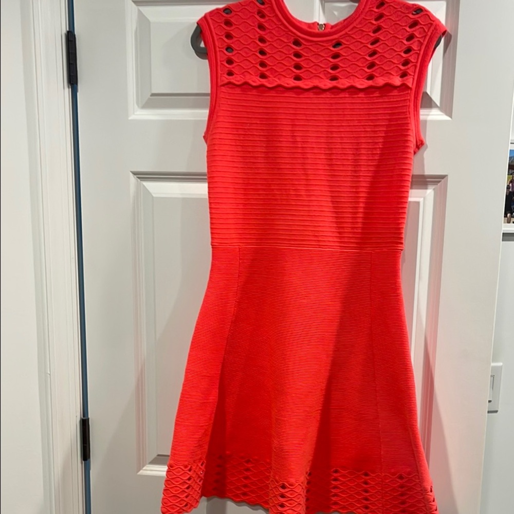 Ted Baker Red A-Line Cocktail Dress size 3 Large
